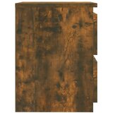  Noćni ormarić dimljeni hrast 30 x 30 x 40 cm konstruirano drvo | Eponuda.com