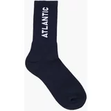 Atlantic Men's Standard Length Socks - Navy Blue