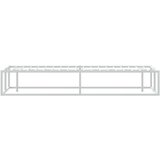 vidaXL Okvir kreveta bez madraca Bijeli 120x200 cm Metalni | shoptok.hr
