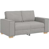 vidaXL Dvosed kavč sive barve 120 cm blago | Shoptok.si