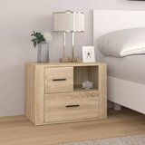  Noćni ormarić hrasta sonome 60x36x45 cm od konstruiranog drva | shoptok.hr