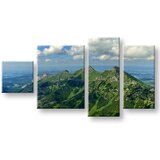  Slike na platnu 4-delne slovaška - tatre SK033E40 (moderne) | shoptok.hr