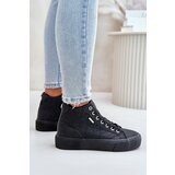 Big Star Insulated women's sneakers with Big Star stitching black | shoptok.hr