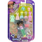 Polly Pocket Mattel : Srednji komplet - Lutka za sprostitev doma s hišnim ljubljenčkom (HKV92), (21382111) | Shoptok.si