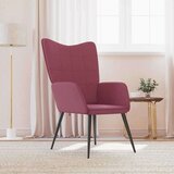  Stol za sproščanje vinsko rdeče blago, (20957506) | Shoptok.si