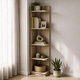 Hanah home polica za knjige aura, 37,8 cm, svetli hrast Cene