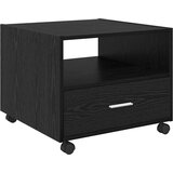 vidaXL Kava Stol Crni hrast 55 x 55 x 45 cm Konstruirano drvo | shoptok.hr