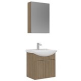 Hanah home Kupatilski ormarić sa umivaonikom i ogledalom (2 komada) Purus 55 333 | Eponuda.com