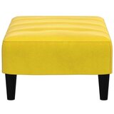  Stolček za noge rumen 77x55x31 cm žamet | Shoptok.si