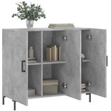 Komoda siva boja betona 90x34x80 cm od konstruiranog drva | Eponuda.ba