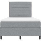  s opruga kutije Svijetlo siva 120 x 190 cm tkanina | shoptok.hr