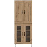  Highboard Umjetnički hrast 69,5 x 34 x 180 cm Konstruirano drvo | shoptok.hr