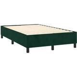 Box spring krevet s madracem tamnozeleni 120x200 cm baršunasti | shoptok.hr
