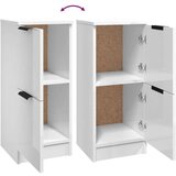  Komode sjajne bijele 2 kom 30x30x70 cm od konstruiranog drva | shoptok.hr