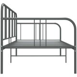  Za krevet na razvlačenje sivi metalni 90 x 200 cm | shoptok.hr