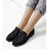 Gemre Black leather low shoes Talisa | Shoptok.si