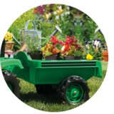 Dolu Traktor na pedale Ranchero sa prikolicom i utovarivačem | ePonuda.com