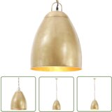  The Living Store Industrijska viseča svetilka 25 W medeninasta okrogla 32 cm E27 - Viseča Svetilka, (21745106) | Shoptok.si