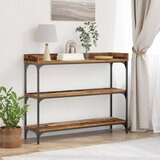  Consolna stolica od starog drveta 100x30x80 cm od inženjerskog drveta i čelika Cijene