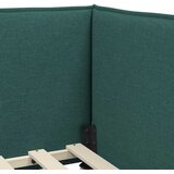  Kutni okvir kreveta Tamnozelena 80 x 200 cm tkanina | shoptok.hr