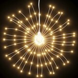  Božićno svjetlo zvjezdani prasak 140 LED toplo bijelo 17 cm | shoptok.hr