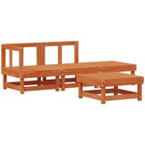  Set lounge namještaja za vrt 4 pcs Voštanosmeđa | Eponuda.com