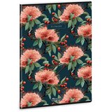 Ars Una Flowery Green zvezek z dodatnimi sponkami, črtast, A/4 | Shoptok.si