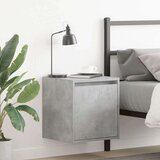  Zidni noćni ormarići 2 kom siva betona 38x34x40 cm | shoptok.hr