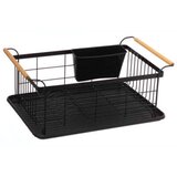 5five Cjediljka za posuđe Blackwood 46,5x32x19,4 cm metalna crna | Eponuda.ba