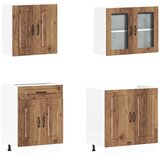  4-dijelni set kuhinjskih ormarića Kalmar konstruiranog drva | shoptok.hr