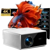 1080P Projektor, 19000 Lumenov Svetlosti, Avtomatska Korekcija Trapeza, Bluetooth Združljiv -Različica Android, (5000120788)
