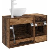  Set namještaja za kupaonicu 2 kom. Staro drvo Konstruirano drvo Smeđa 49,5 x 35 x 80 cm | shoptok.hr