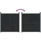 PANEL za ogradu sivi 1564 x 186 cm WPC | shoptok.hr