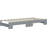  Dnevni krevet na razvlačenje svjetlosivi 80 x 200 cm od tkanine | shoptok.hr