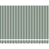 vidaXL Ručna Uvlačiva Tenda Zelena i Bijela 300x250 cm | shoptok.hr