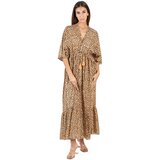 Isla Bonita By Sigris Dolge obleke Obleka Bež | Shoptok.si