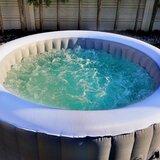 Beneo Prenosni napihljivi bazen spa z mehurčki za 6 oseb Siva | Shoptok.si