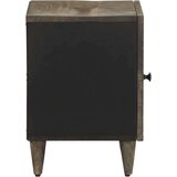 vidaXL Noćni ormarići 2 kom svijetlo sivi 40x33x46 cm Puno drvo Mango | shoptok.hr