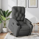 Maison Chic Naslanjač - Relax naslanjač s funkcijo vstajanja temno sivo blago, (22040255) | Shoptok.si