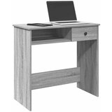 vidaXL Pisalna miza siva sonoma 80x40x75 cm konstruiran les Cene