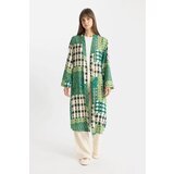 Defacto Relax Fit Patterned Long Viscose Kimono Cene