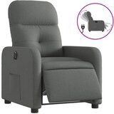 Maison Chic Električni naslanjač - Relax naslanjač temno sivo blago, (22062683) | Shoptok.si