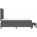  Krevet s opruga kutije Tamno siva 120 x 190 cm tkanina | shoptok.hr