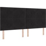 vidaXL LED uzglavlje Crno 100 cm Baršun | shoptok.hr
