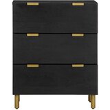  Komoda crna 60 x 33 x 75 cm konstruirano drvo | shoptok.hr