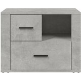  Noćni ormarić Siva boja betona 60x36x45cm od konstruiranog drva | shoptok.hr