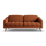 Makamii Narančasta baršunasti sofa 202 cm Nalu – Cijene