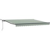  Tkanina za tende Zelena i bijela 400 × 300 cm Poliester | Eponuda.com