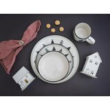 Creatable SERVIS ZA ZAJTRK Nordic Christmas Black | Shoptok.si
