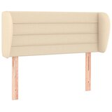  Uzglavlje s ušima krem 83x23x78/88 cm od tkanine | Eponuda.ba